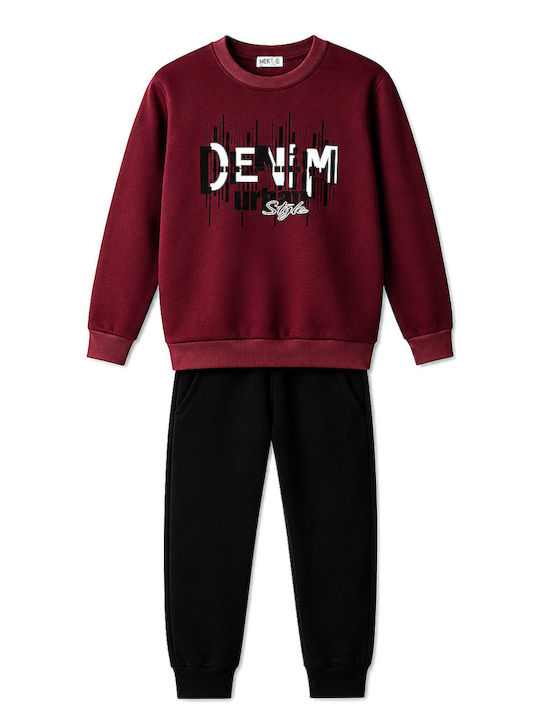 Nek Kids Wear Παιδικό Σετ Φόρμας Μπορντό
