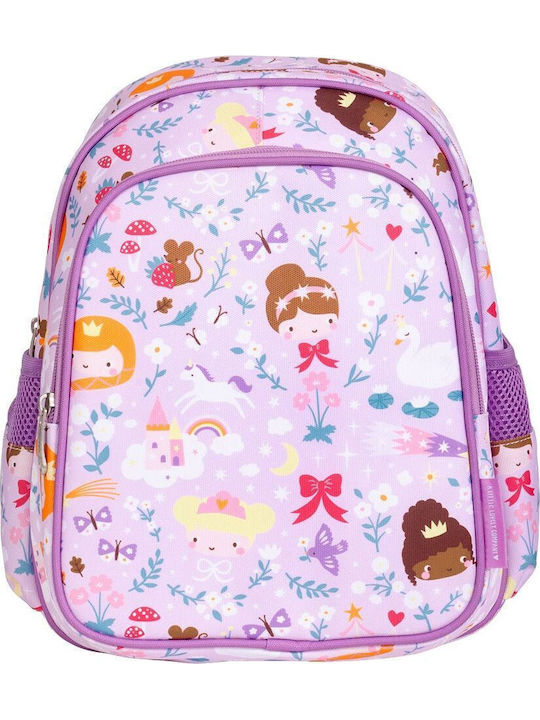 A Little Lovely Company School Backpack Kindergarten Purple