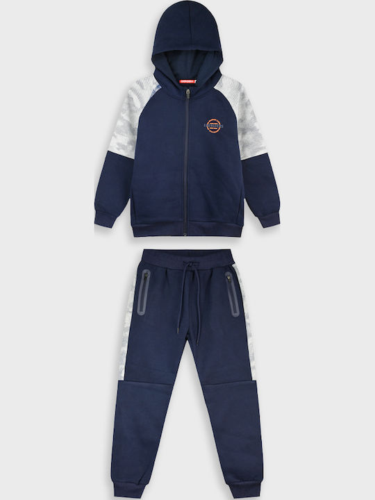 Energiers Kids Tracksuit Set With Navy Blue Jacket 2 Pieces