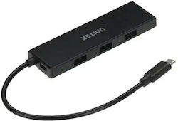 Unitek USB Hub 20 Θυρών (USB-A) H1336BBK01 Unitek USB Hub 20 Θυρών (USB-A) H1336BBK01