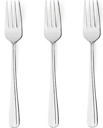 Kulig Set Gabeln Für Tisch Silber 3Stücke