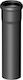 Almeva Starr Kaminrohr Anschluss 0,5m Dn60 Stabilisiert In UV Schwarz