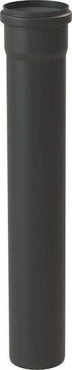 Almeva Starr Kaminrohr Anschlussrohr 0,25m Dn80 Stabilisiert In UV Schwarz
