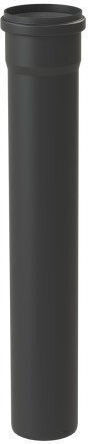 Almeva Starr Schornsteinrohr Anschluss Dn80 2 M Schwarzes Festes In UV-Strahlung