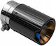 Mtuning Kaminrohr Auslass Typ: 46 101mm Eingang 76mm Carbon Glanz