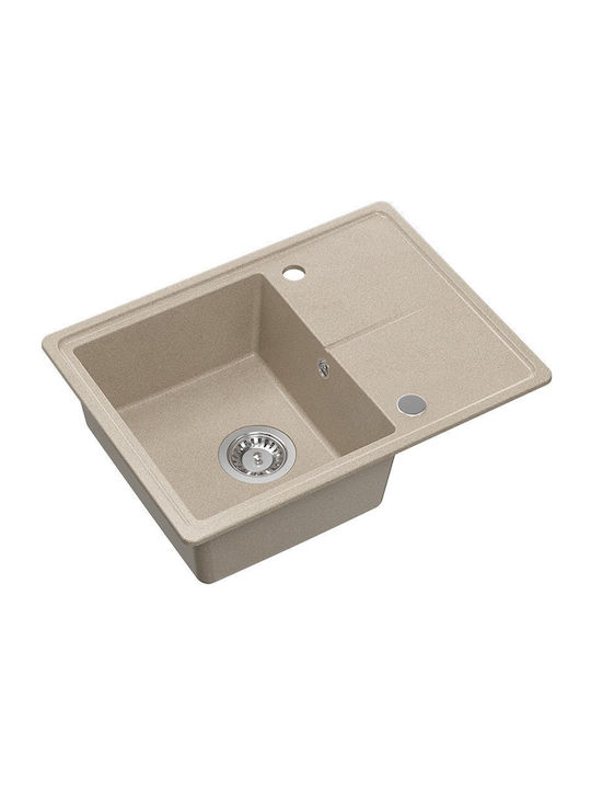 GraniteQ Tony 116 Eingebauter Küchenspüle aus F...