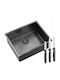 GraniteQ Anthony Unterbau Küchenspüle Inox M54xB44cm Graue