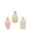 Beauty Home Decorative Pink Porcelain Vase 5.8x5.8xH11.6cm