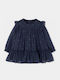 Mädchenkleid Mit Spitze Set Aus 2 Mit Zubehör Dunkelblau
