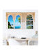 Dreidimensionales Wandsticker Verborgener Paradies 50x100cm