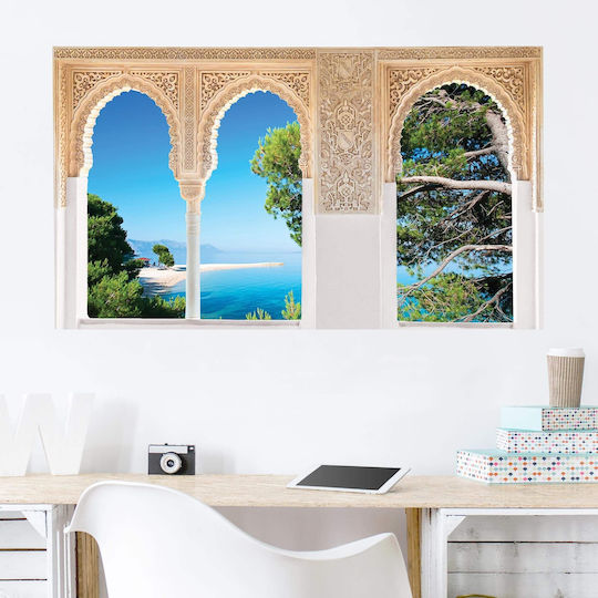 Dreidimensionales Wandsticker Verborgener Paradies 50x100cm