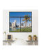 Трислойно Стикер За Стена Miami Флорида 100x111см