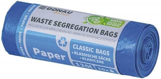 Donau Trash Bags Capacity 120lt 110x70cm 10pcs Blue