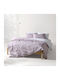 Kentia Nebula Cotton Duvet Cover Set 225x245cm Double with 2 Pillowcases Nebula
