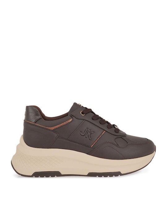 JK London Women's Brown Sneakers