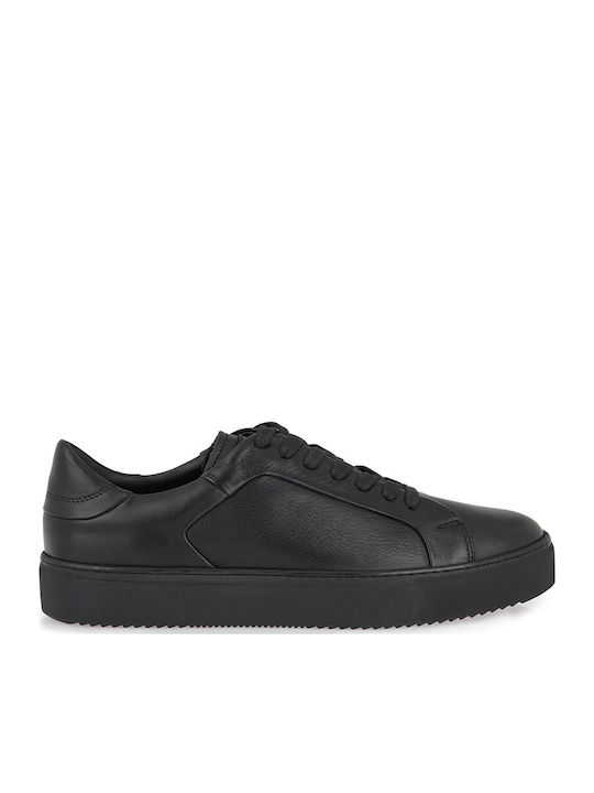 Men's Sneakers Black Leather