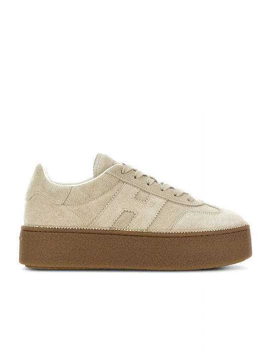 Hogan Allacciato H Women's Sneakers Beige