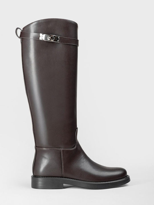Damenstiefel Reiten Braun