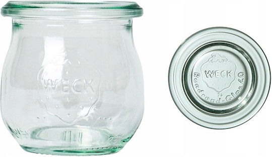 Weck Set of 12 General Use Jars with Lid Glass Transparent 75ml 12 Pieces