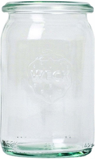 Weck Set of 12 General Use Transparent Glass Jars with Lid 145ml 12 Pieces