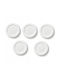Weck Set of 5 General Use Glass Transparent Jars with Lid 4x4cm 5 Pieces