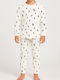 Extan Bebe Kids Nightwear Ecru Pyj0436a