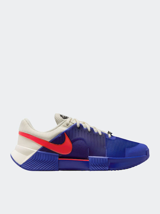 Nike Gp Challenge 1 Premium Herren Tennisschuhe Padel für Tongelände Rote