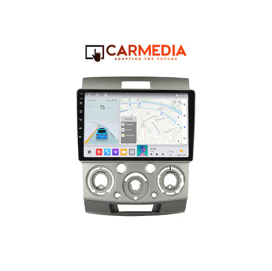 Carmedia Ηχοσύστημα Αυτοκινήτου για Ford Ranger Mazda BT-50 2007-2011 (Bluetooth/USB/WiFi/GPS/Apple-Carplay/Android-Auto) με Οθόνη Αφής 9"