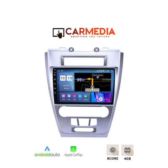 Carmedia Car Audio System for Ford Fusion 2012-2017 Bluetooth USB WiFi GPS Apple CarPlay Android Auto with 10" Touch Screen