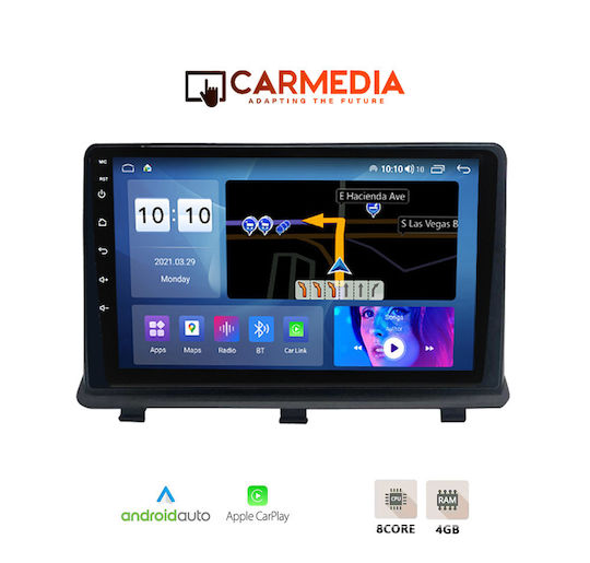 Carmedia Car Audio System for Opel Antara 2006-2016 Bluetooth USB WiFi GPS Apple CarPlay Android Auto with 9" Touch Screen