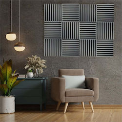 DNA Audio Treatment Panel 12 Pieces Wedge Design 50cm x 50cm x 50mm Grey Colour DNA Audio Treatment Panel 12 Pieces Wedge Design 50cm x 50cm x 50mm Grey Colour