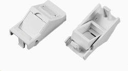 Lexi-net Празен Модул 1x Rj45 22,5x45 Mm Защита от Прах Ъглова Lexi-net Празен Модул 1x Rj45 22,5x45 Mm Защита от Прах Ъглова