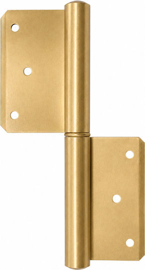Metalor 200-5012 Messing Türscharniere 120mm Gold