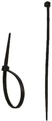 Dedra Plastic Cable Ties 200mmx3.6mm In Black Colour 100 Pieces 11C36202