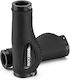 Rockbros Δερμάτινα Grip Τιμονιού Ποδηλάτου Διαμ 22mm Μαύρα