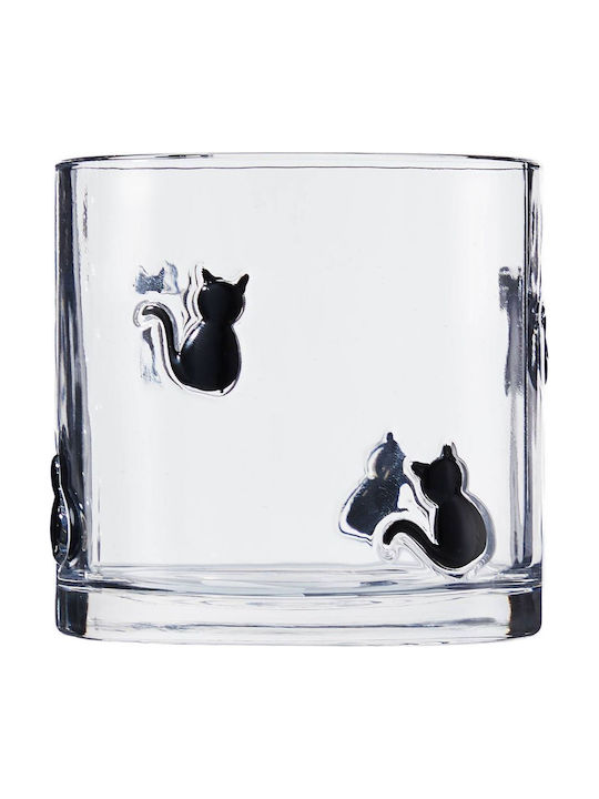 Butlers Halloween Glass Candle Holder in Transparent Color 10cm