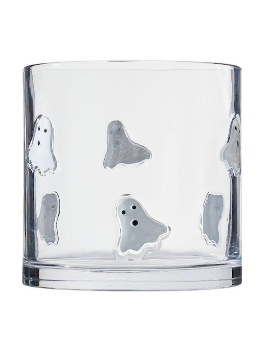 Butlers Halloween Glass Candle Holder in Transp...