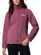 Benton Springs Full Fleece Women's Cardigan with Zipper Pink