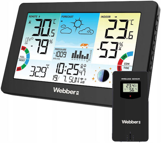 Webber Kabelloser Digital Wetterstation Tischplatte