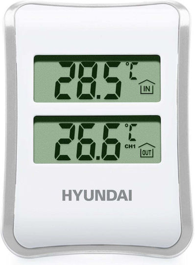 Hyundai WS1030 Wireless Weather Station Digital Tabletop White