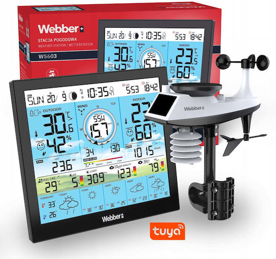 Webber Kabelloser Digital Wetterstation Tischplatte