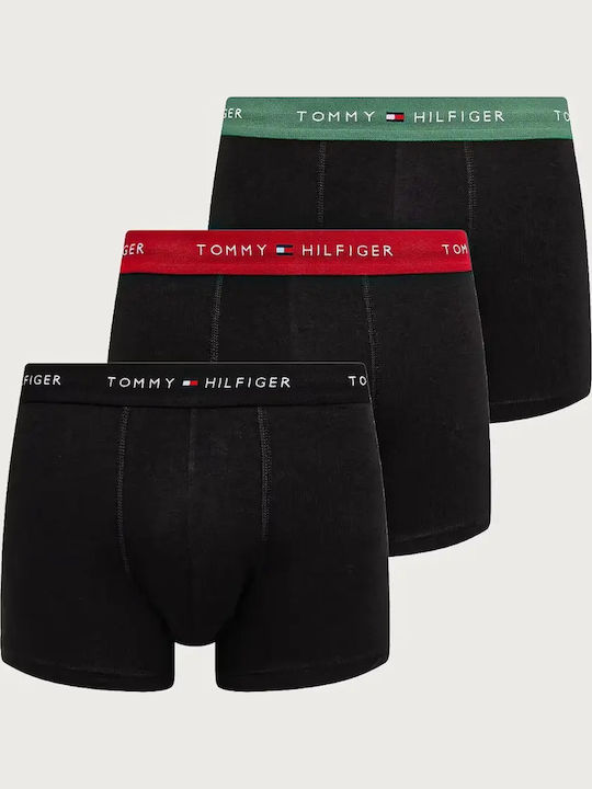 Tommy Hilfiger Herren Boxershorts Schwarz 3er Pack