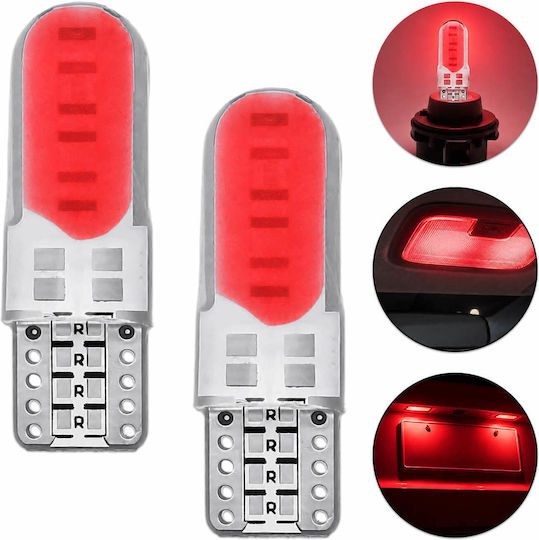 Autolampen & Motorrads T10 LED Rote 12V 1.5W Menge 2