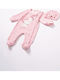 Evita Set Baby-Strampler mit Kappe Rosa
