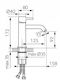 Ferro Ciriculus Mixing Sink Faucet Silver