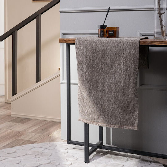 Teoran Runner Valley Coral Grey 45x180cm