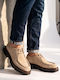 Suede Herren Freizeitschuhe Beige