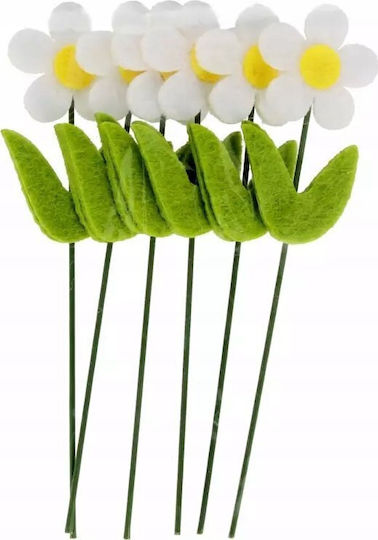 Craft with Fun Rohrdrähte 1gr 6 Stück in Weißer Farbe