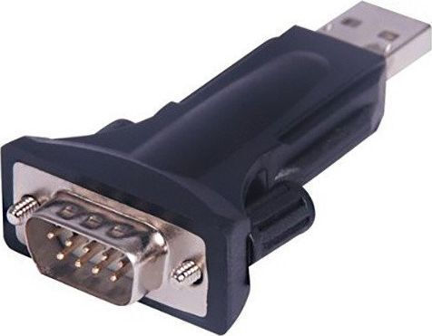 Premiumcord Προσαρμογέας Usb Rs-232 Μετατροπέας Usb 2.0 Com Db9m Chipset Ftdi Μαύρο Ku2-232a