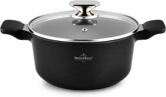 Swiss Haus Aluminum Pan with Lid with Non-Stick Coating 28cm
